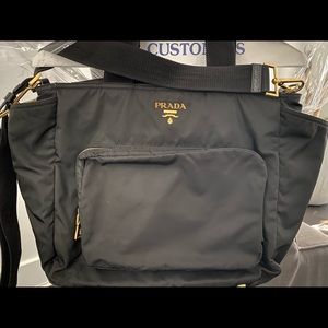 PRADA Nylon Black Baby Bag